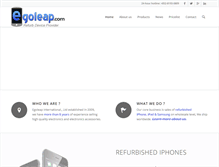 Tablet Screenshot of egoleap.com